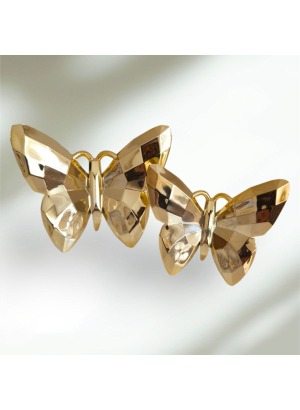 Ev dekoru sunum biblo obje sus 2 li kelebekli - Tek Ebat