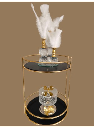 Ev dekoru iki katli organizer obje sunum - Tek Ebat