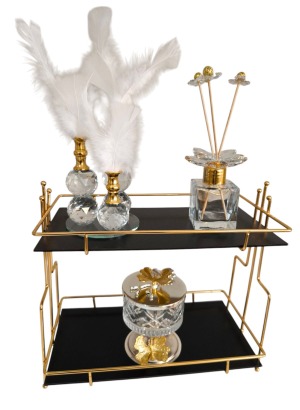 Ev dekoru iki katli organizer - Tek Ebat