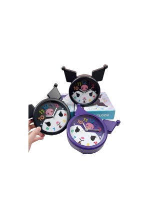 Kuromi Masa Üstü Çalar Saat - Tek Ebat